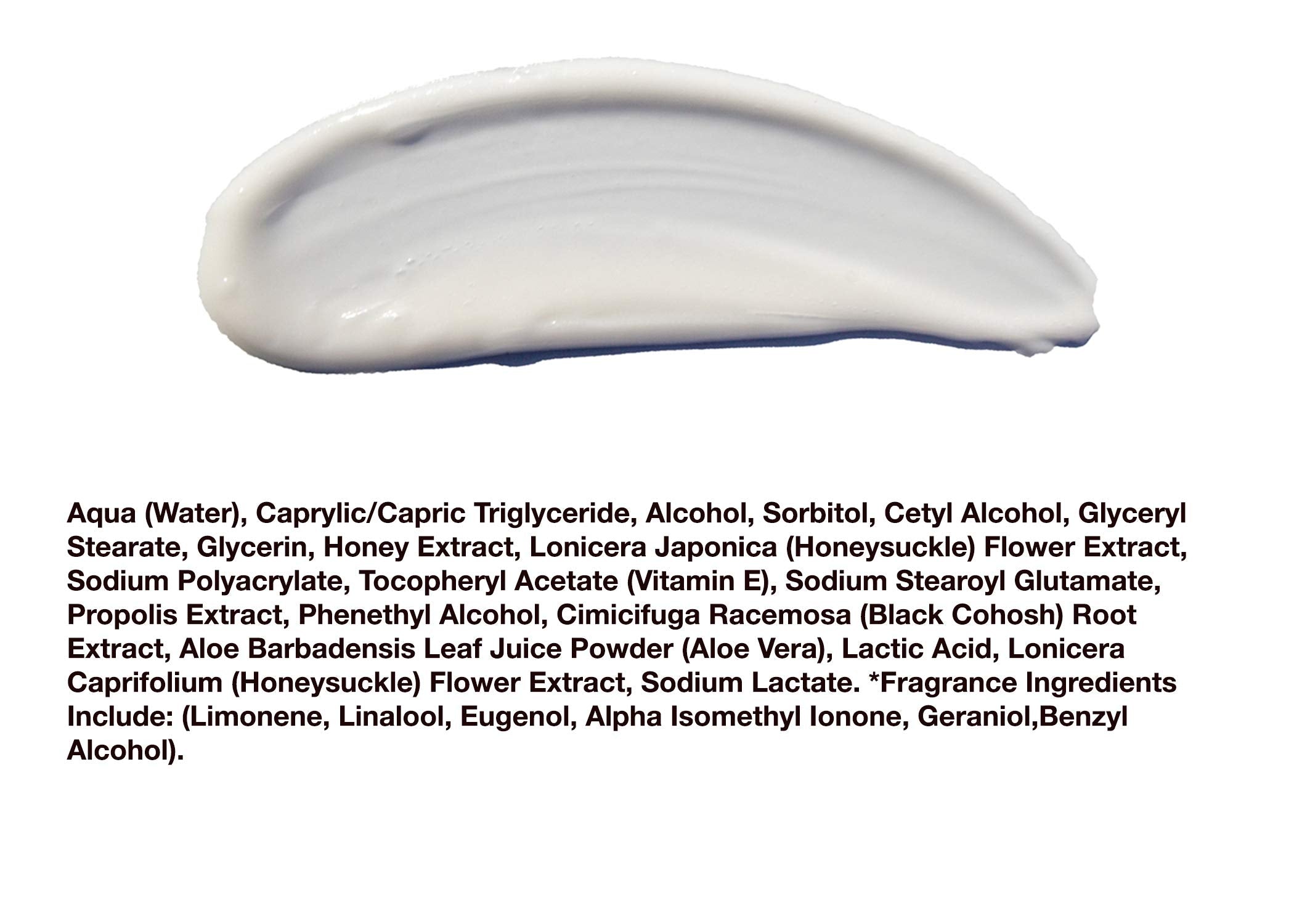 Hey Honey cream in bathroom shelf lifestyle showing gentle daily use