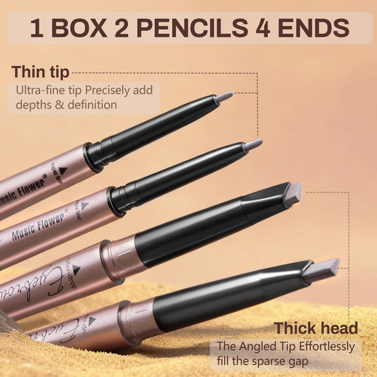 HeyBeauty close-up of 1.5mm ultra-fine tip drawing hair-like strokes for precision
