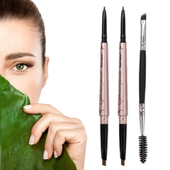 HeyBeauty front packaging showing two pencils and brush for neat brows