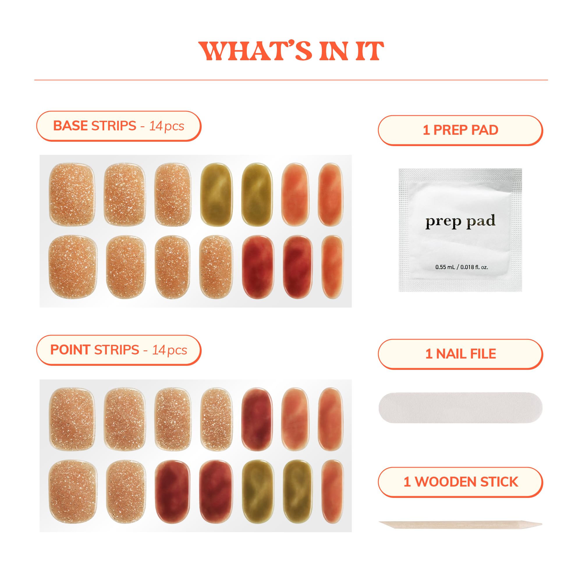 heyhae application tools with prep pad and wooden stick for precise prep