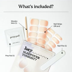 heyhae hand warming a strip before application showing flexibility for custom fit benefit