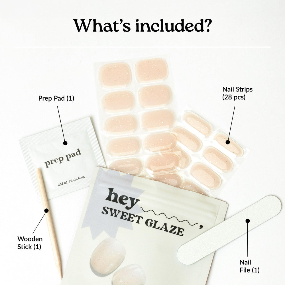 heyhae included tools file wooden stick and prep pad for easy application
