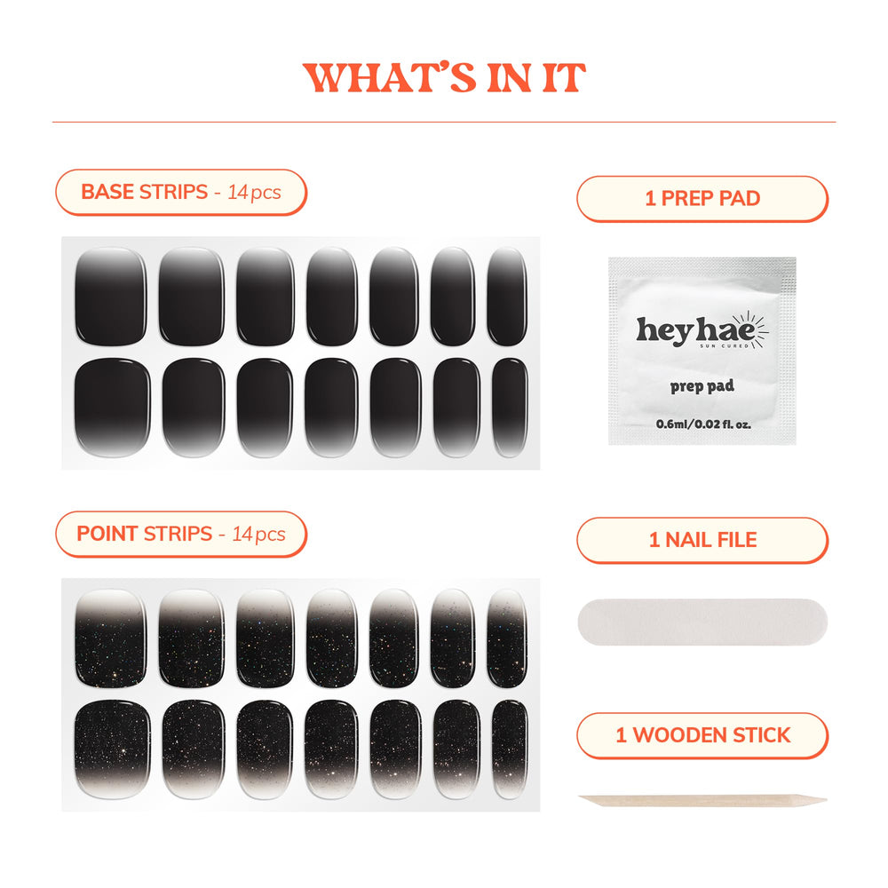 heyhae included tools display with prep pad file and wooden stick advantage