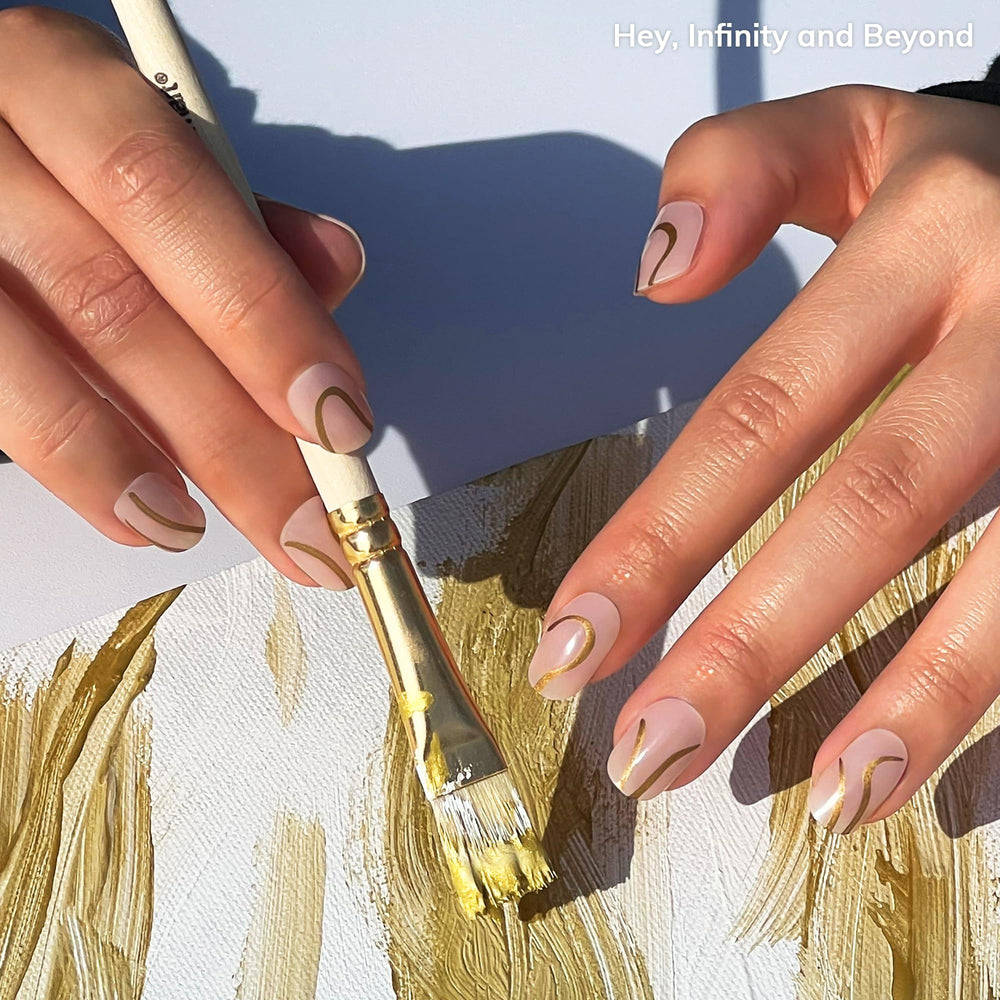 heyhae filing edge detail showing clean trimmed finish and salon-quality results