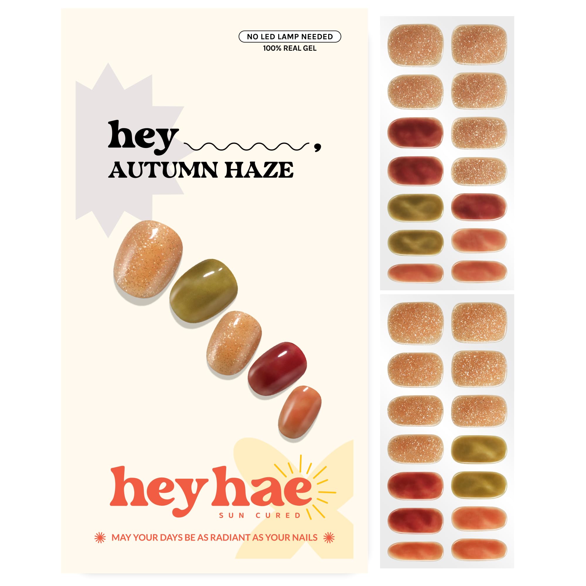 heyhae front packaging showing Autumn Haze kit and contents benefit ready set