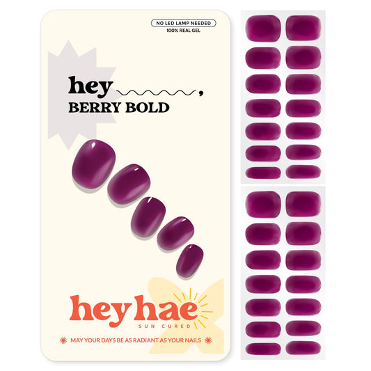 heyhae front packaging showing kit and vibrant berry design for instant style