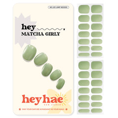 heyhae front packaging showing matcha design and kit contents for easy selection