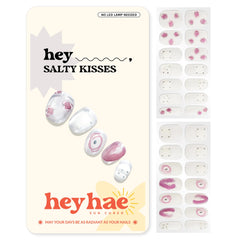 heyhae front packaging showing Hey, Salty Kisses kit and contents protecting nails