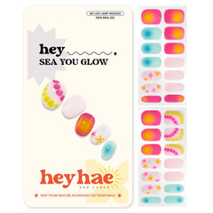 heyhae front packaging showing neon ombre design, conveying ready-to-use salon kit