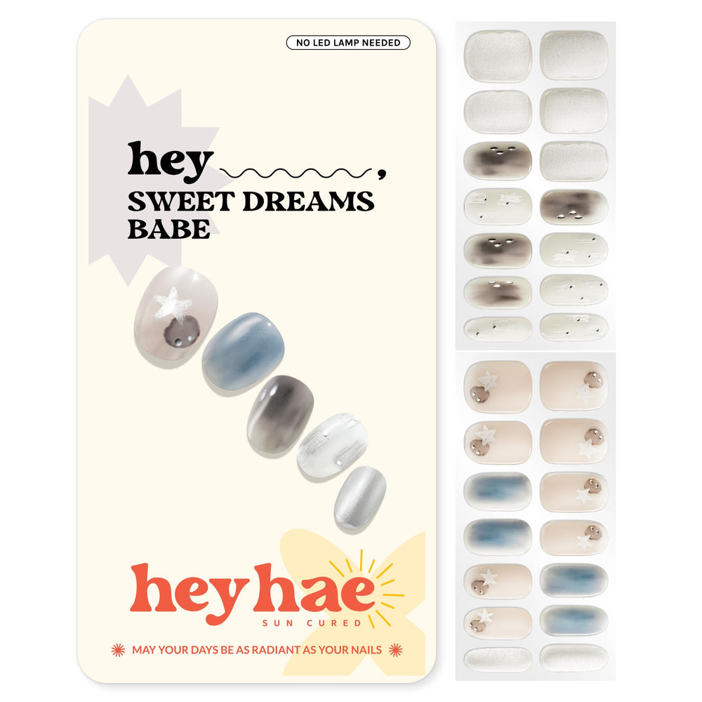 heyhae front packaging showing ombre blue design and kit contents for easy selection