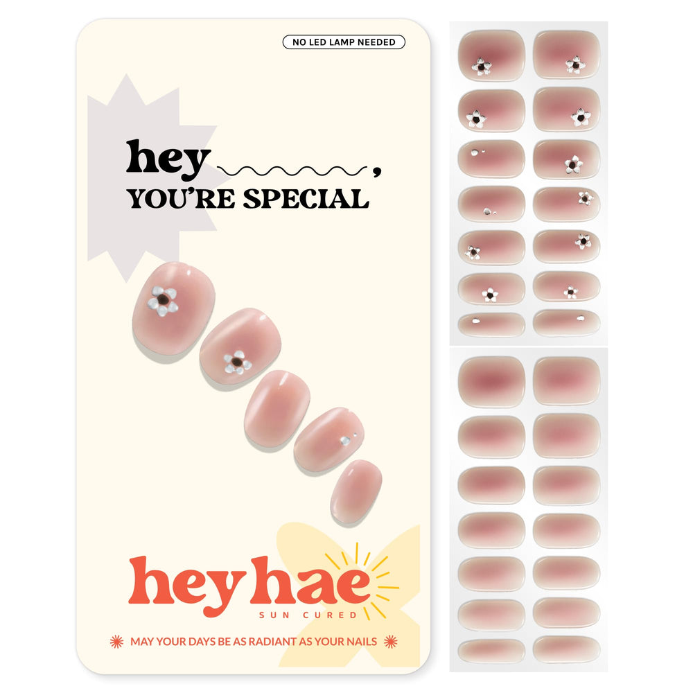 heyhae front packaging showing ombre pink design and kit contents, ideal for gifting
