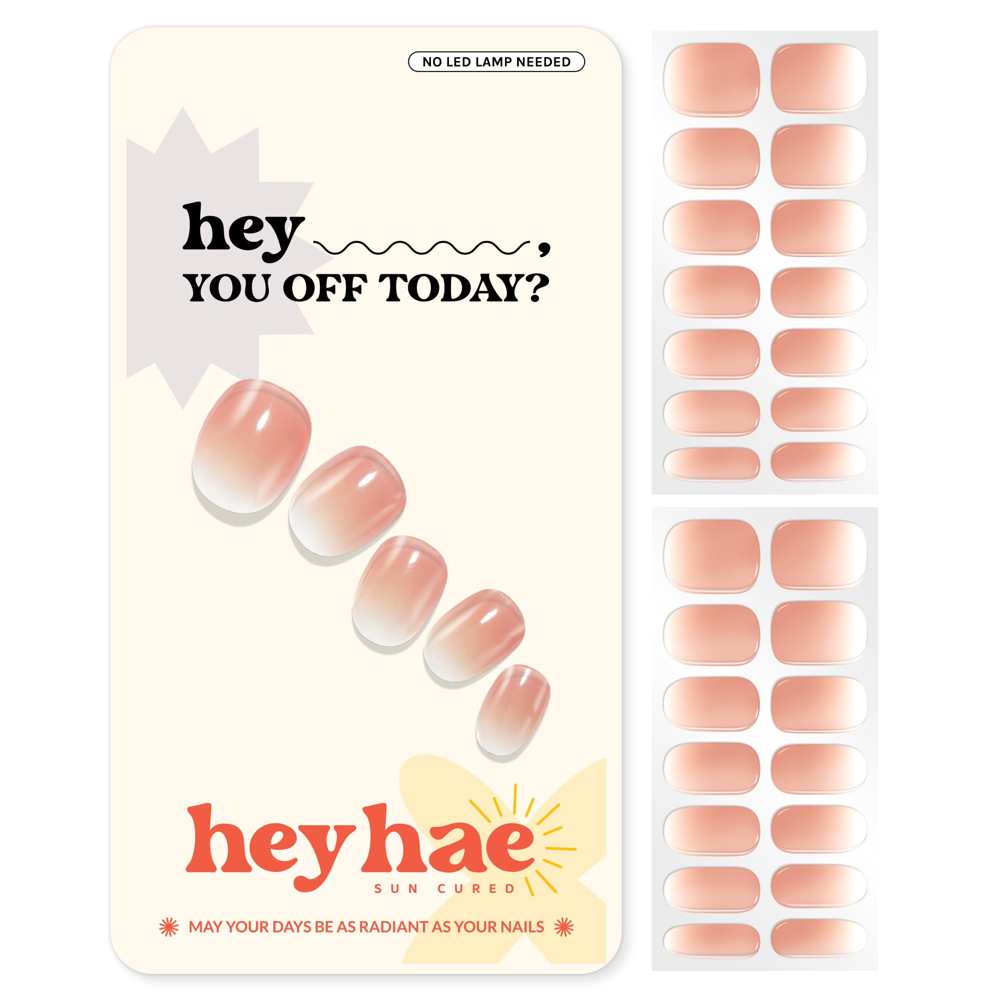 heyhae front packaging showing ombre pink kit and benefits