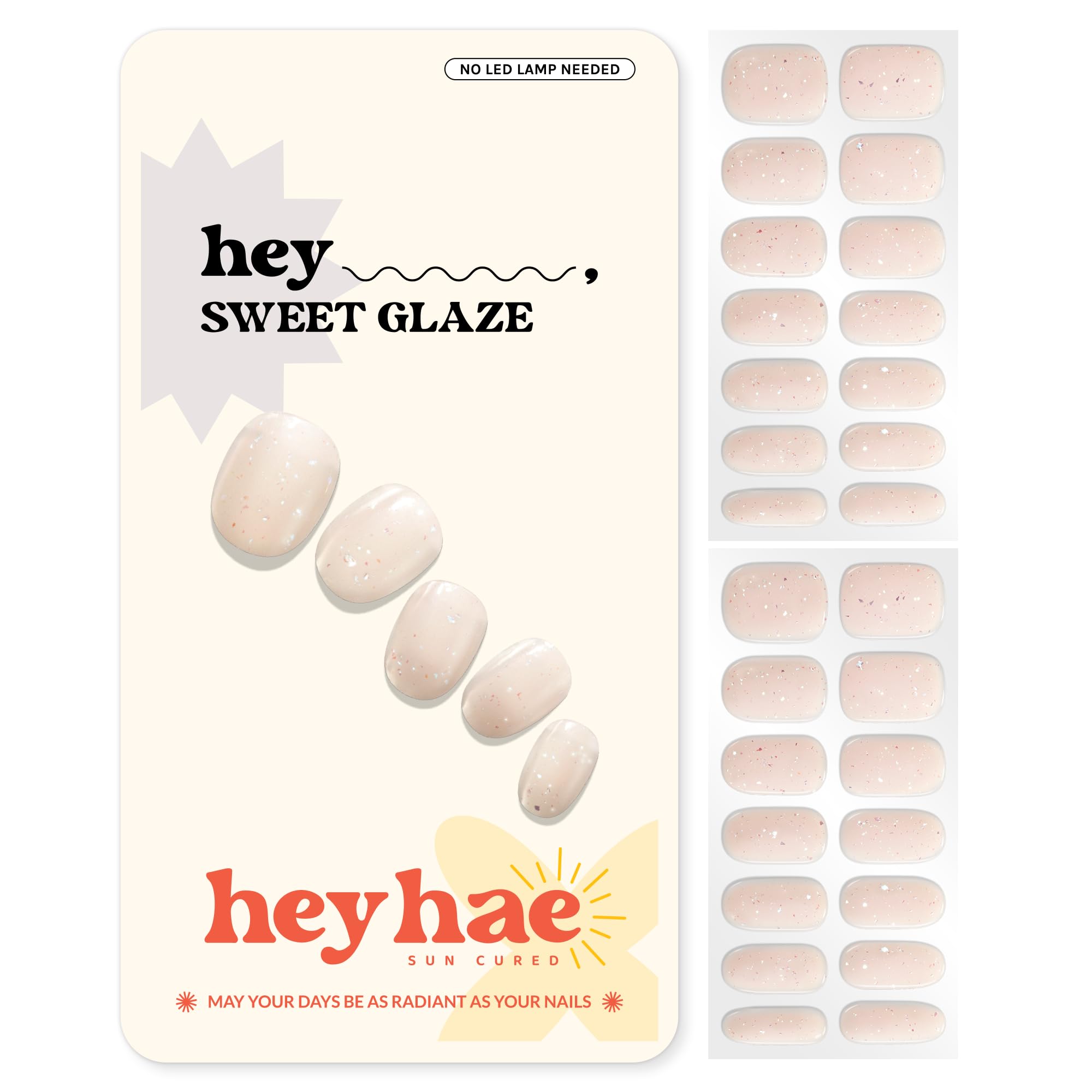 heyhae front packaging showing Sweet Glaze kit and quick benefits