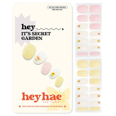 heyhae front packaging showing yellow floral design and kit contents for convenience