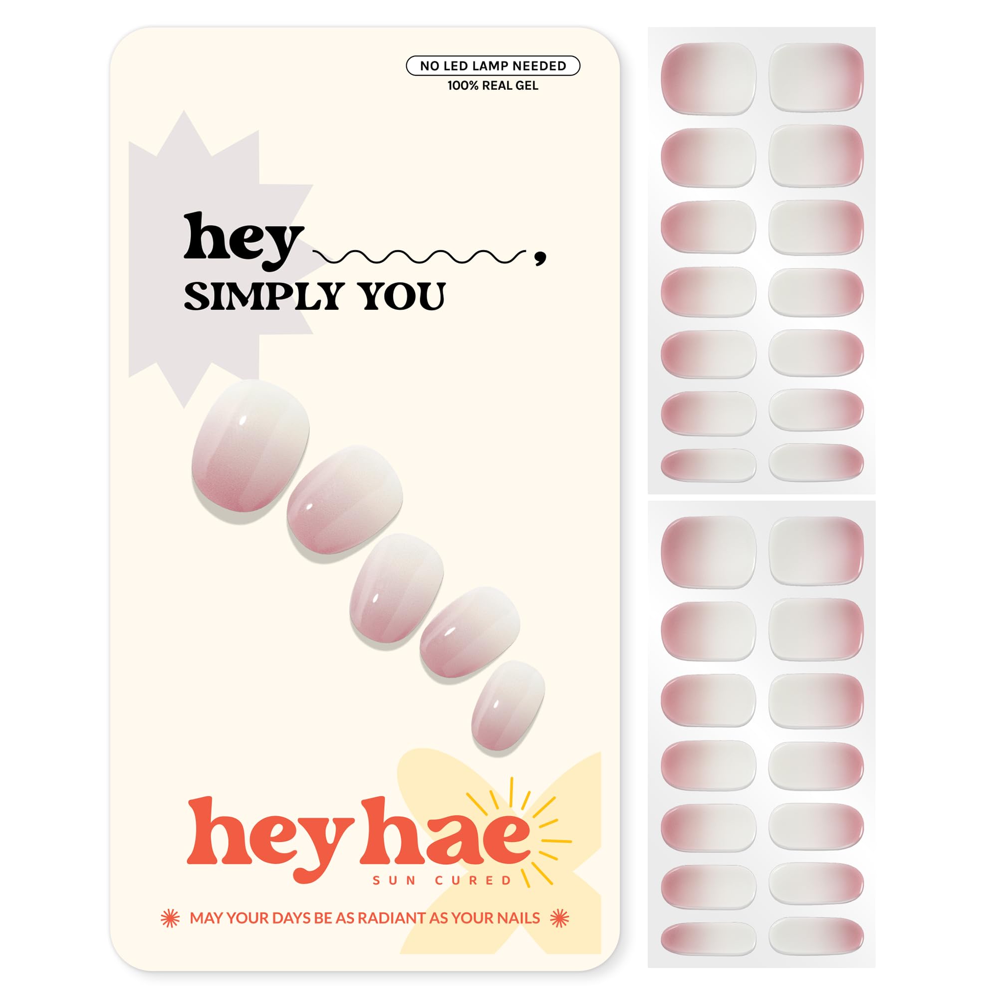 heyhae front packaging displaying kit for fast salon-ready nails