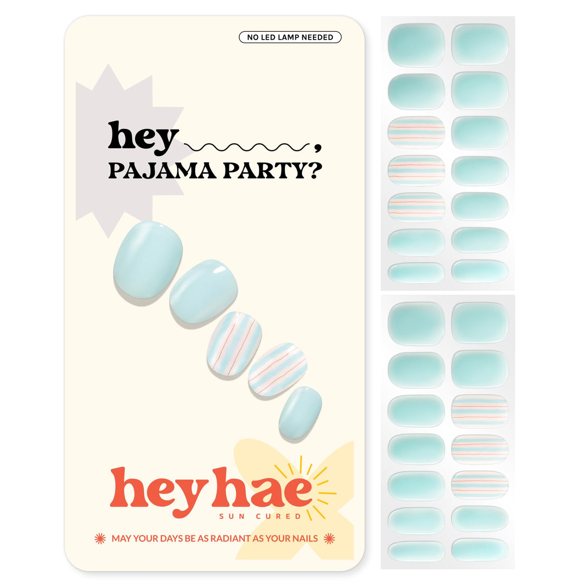 heyhae front packaging showing kit and branding with easy application benefit