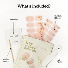 heyhae hand applying strip demonstrating easy no-lamp application