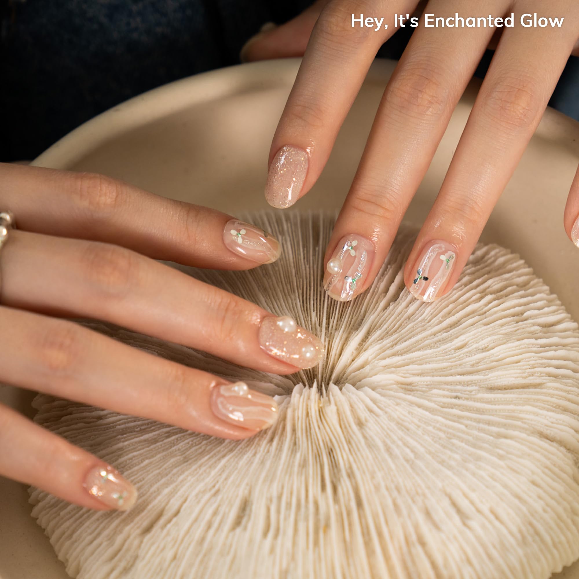 heyhae kit accessories with prep pad, file, and wooden stick for complete at-home manicure