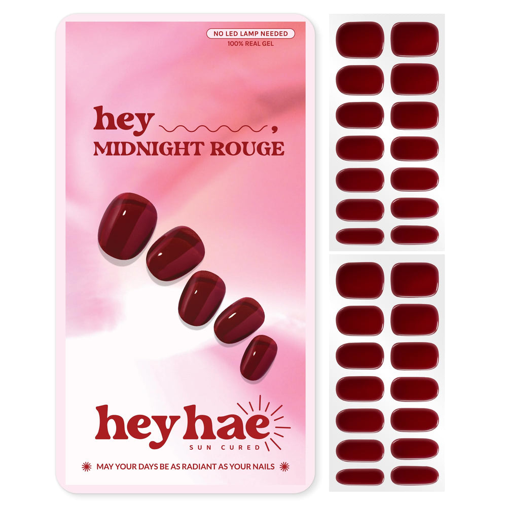 heyhae front packaging showing burgundy strips and full kit benefit