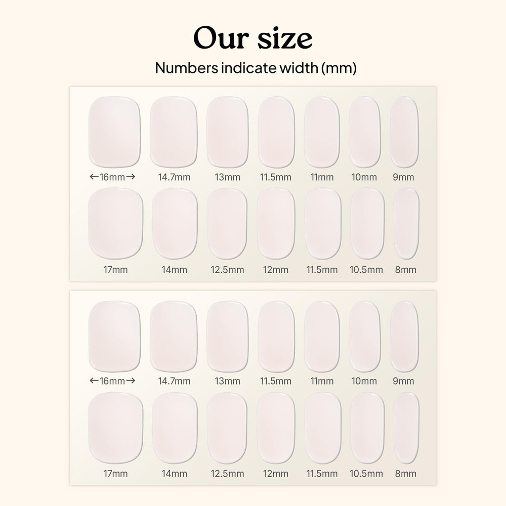 heyhae model hands wearing milky jelly strips for an effortless polished look