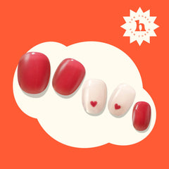 heyhae size comparison on fingers illustrating multiple strip sizes