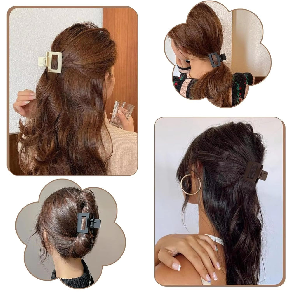 HFLYJPYW clip holding a half-up hairstyle offering quick, gentle styling