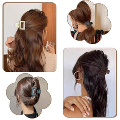 HFLYJPYW clip holding a half-up hairstyle offering quick, gentle styling