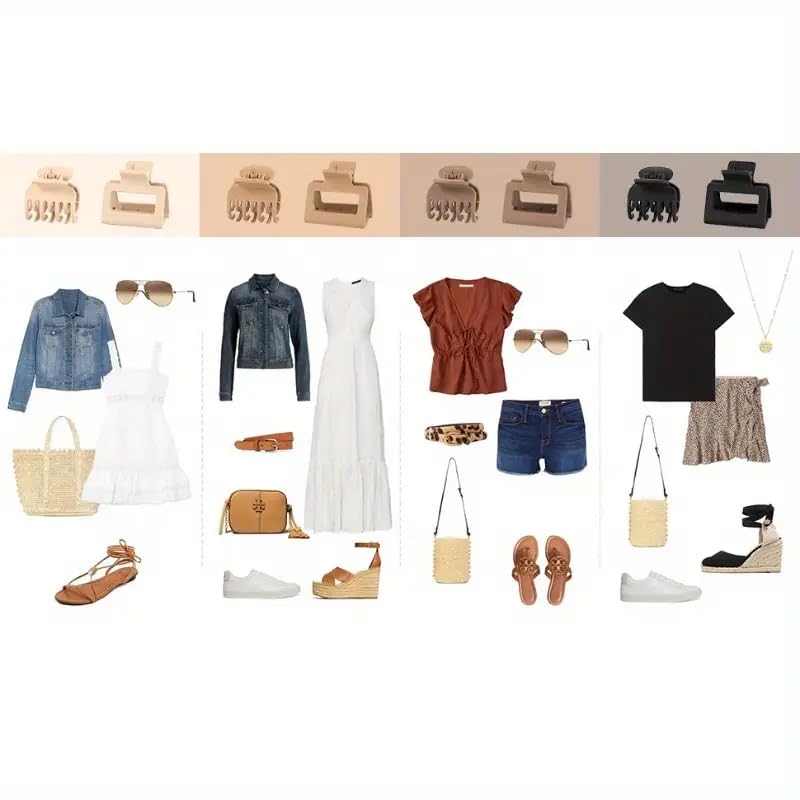 HFLYJPYW clip used in daytime outfit, adding discreet styling and practical hold