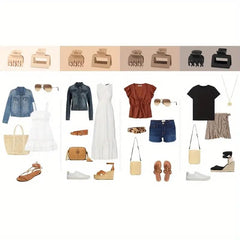 HFLYJPYW clip used in daytime outfit, adding discreet styling and practical hold