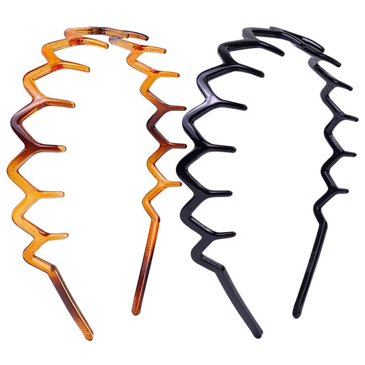 HFZRZFH front packaging showing two headbands, clear view and practical gift