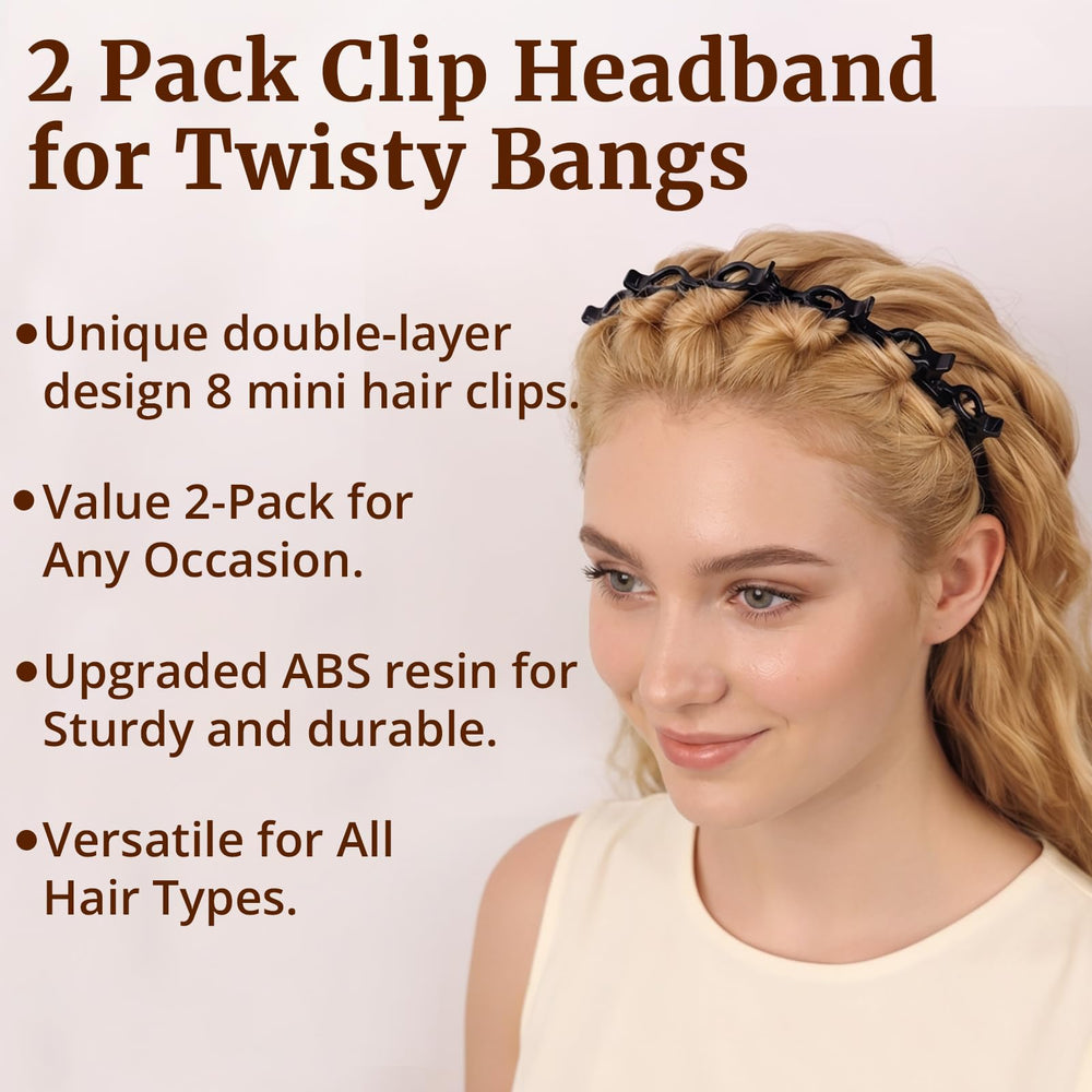 HFZRZFH headband in use during workout keeping hair neatly controlled