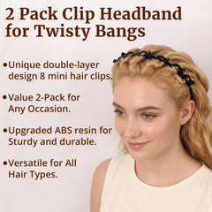 HFZRZFH headband in use during workout keeping hair neatly controlled
