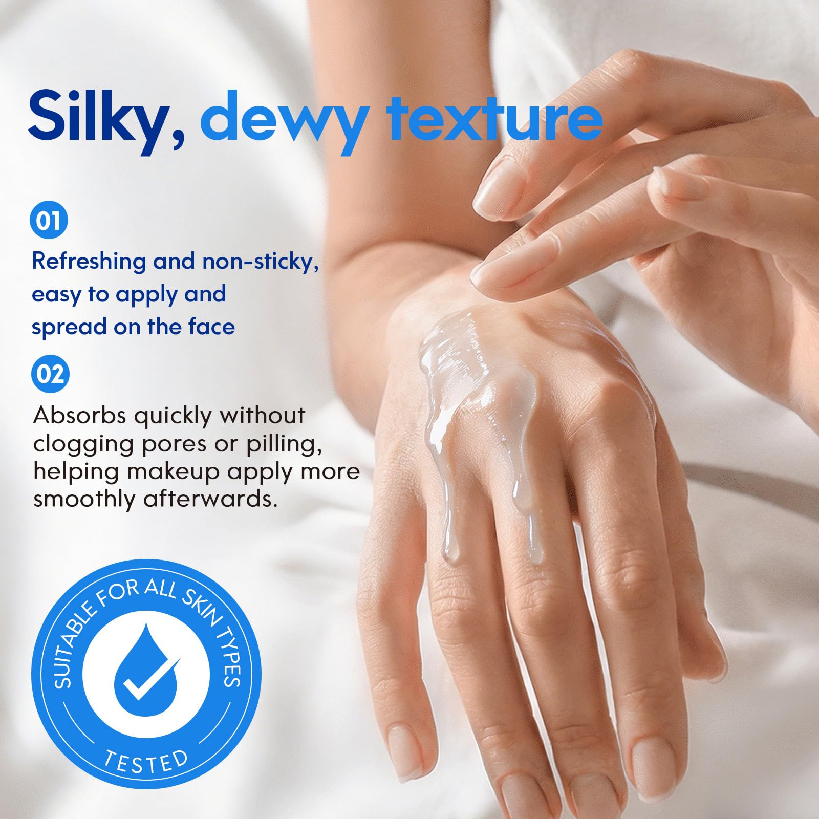 HGQRVEX serum beside facial tool showing pairing benefits
