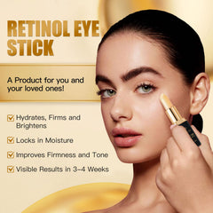 HGTG retinol eye stick open applicator ready to apply for targeted precision