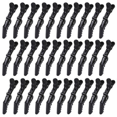 HH&LL front-packaging showing 30 black alligator clips, convenient supply