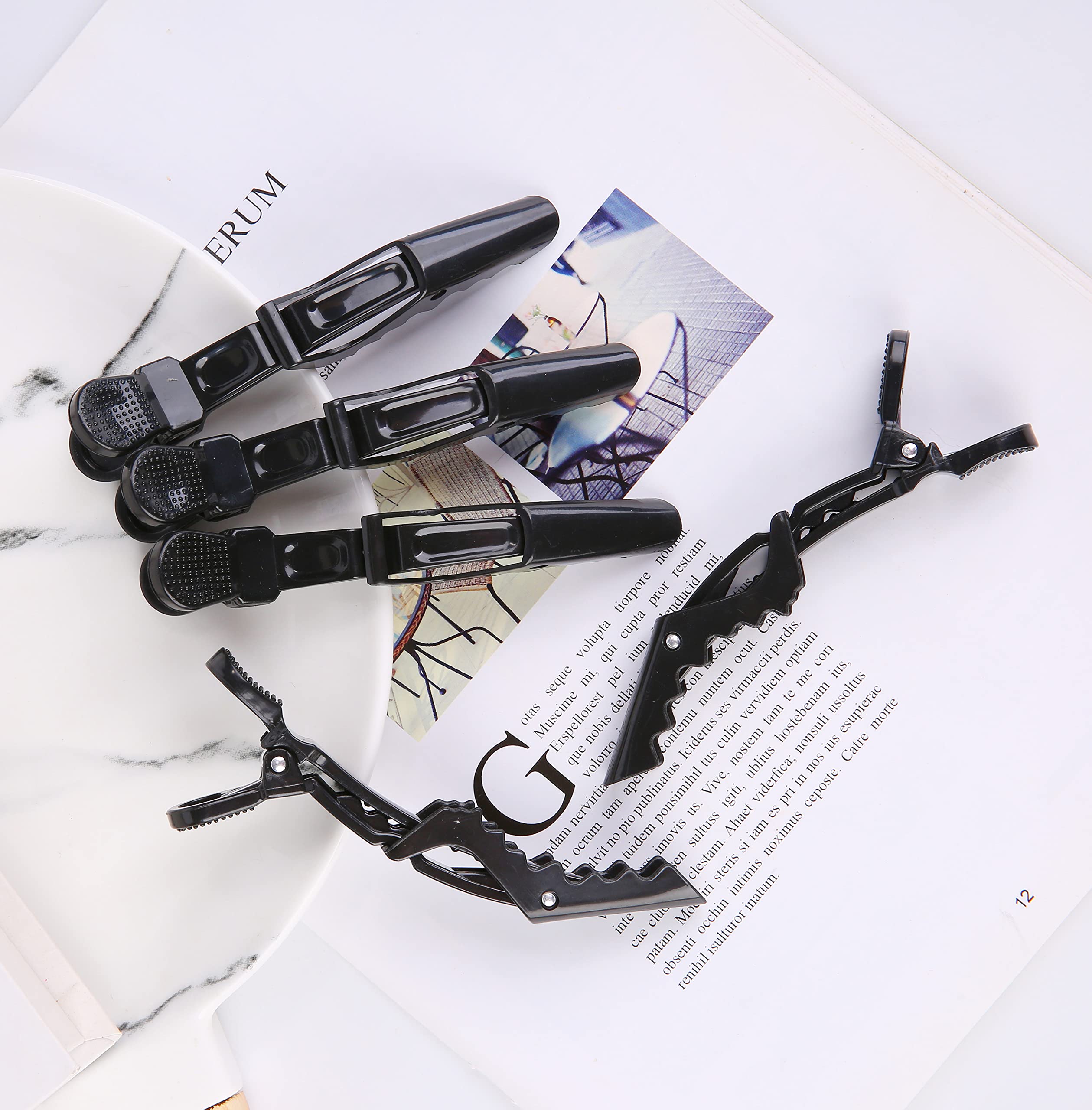 HH&LL clip edge and texture, smooth design prevents hair dents