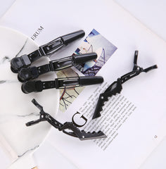 HH&LL clip edge and texture, smooth design prevents hair dents