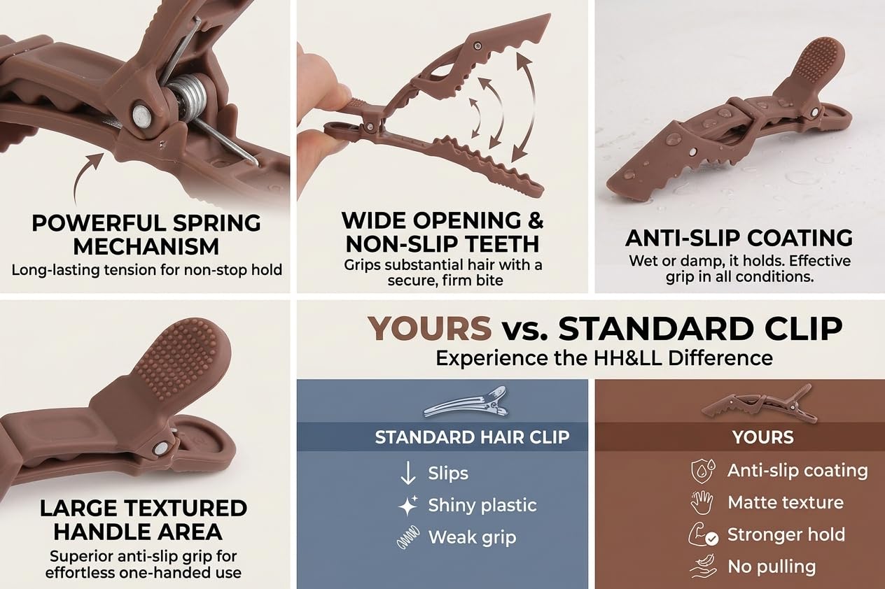 HH&LL close-up of anti-slip coating improving grip