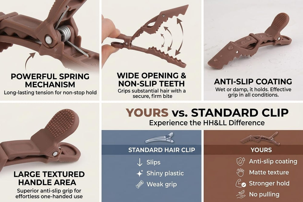 HH&LL close-up of anti-slip coating improving grip