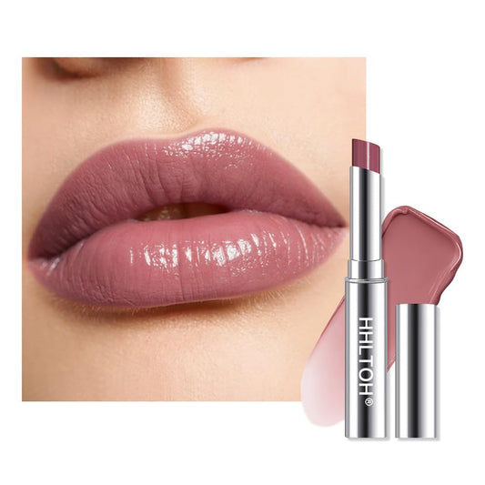 HHLTOH front packaging showing mauve berry tint and glossy finish benefit
