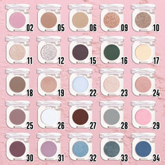 HHLTOH finger swatch displaying dusty pink beige texture and true-to-pan payoff