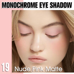 HHLTOH close-up of matte powder pan revealing fine texture and smooth blendability