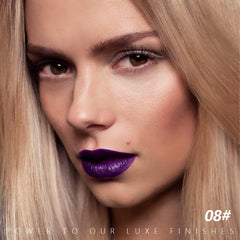 HHLTOH closed packaging of Dark Orchid crayon showing compact portability benefit