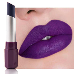 HHLTOH front view of Dark Orchid stick showing color and matte finish benefit