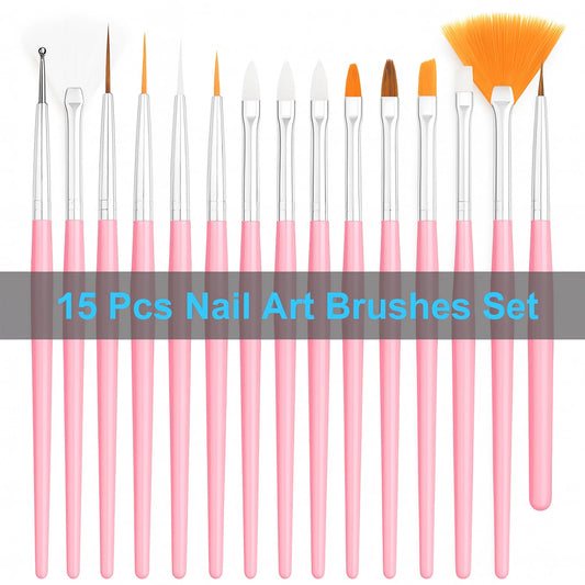 HHOOMY close-up of nylon-bristle brushes for precise lines and blending
