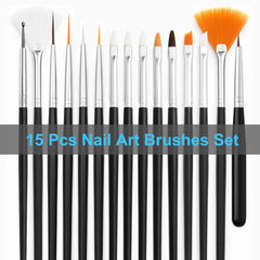 HHOOMY brush close-up highlighting bristles for crisp lines and smooth gel application