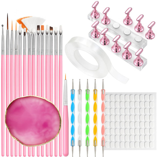 HHOOMY full kit layout showing all tools for versatile nail art use
