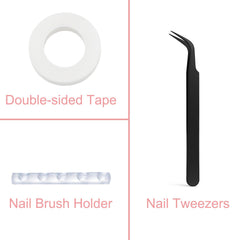 HHOOMY magnetic stands holding press-on tips steady for painting