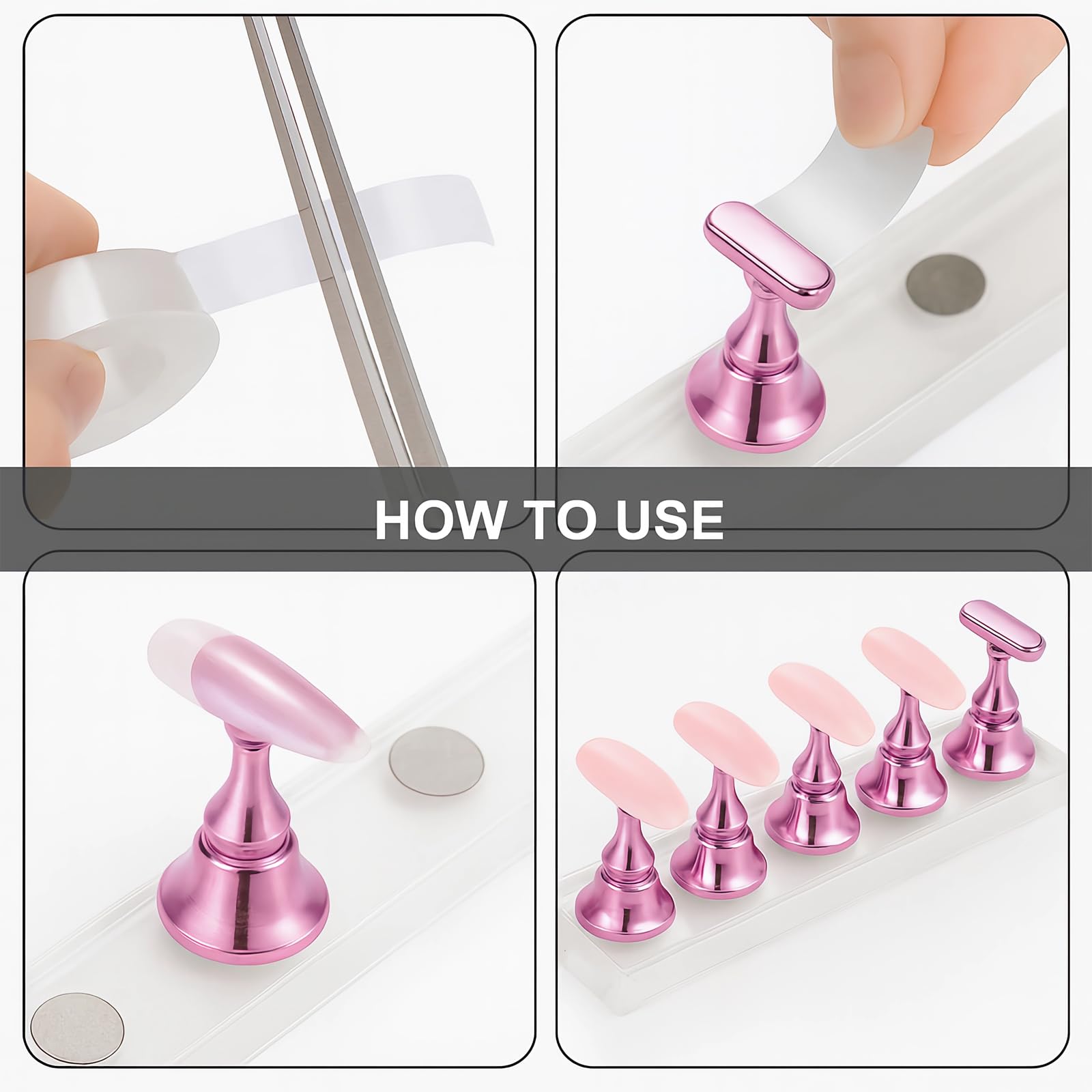 HHOOMY curved tweezers placing rhinestone precisely without smudges