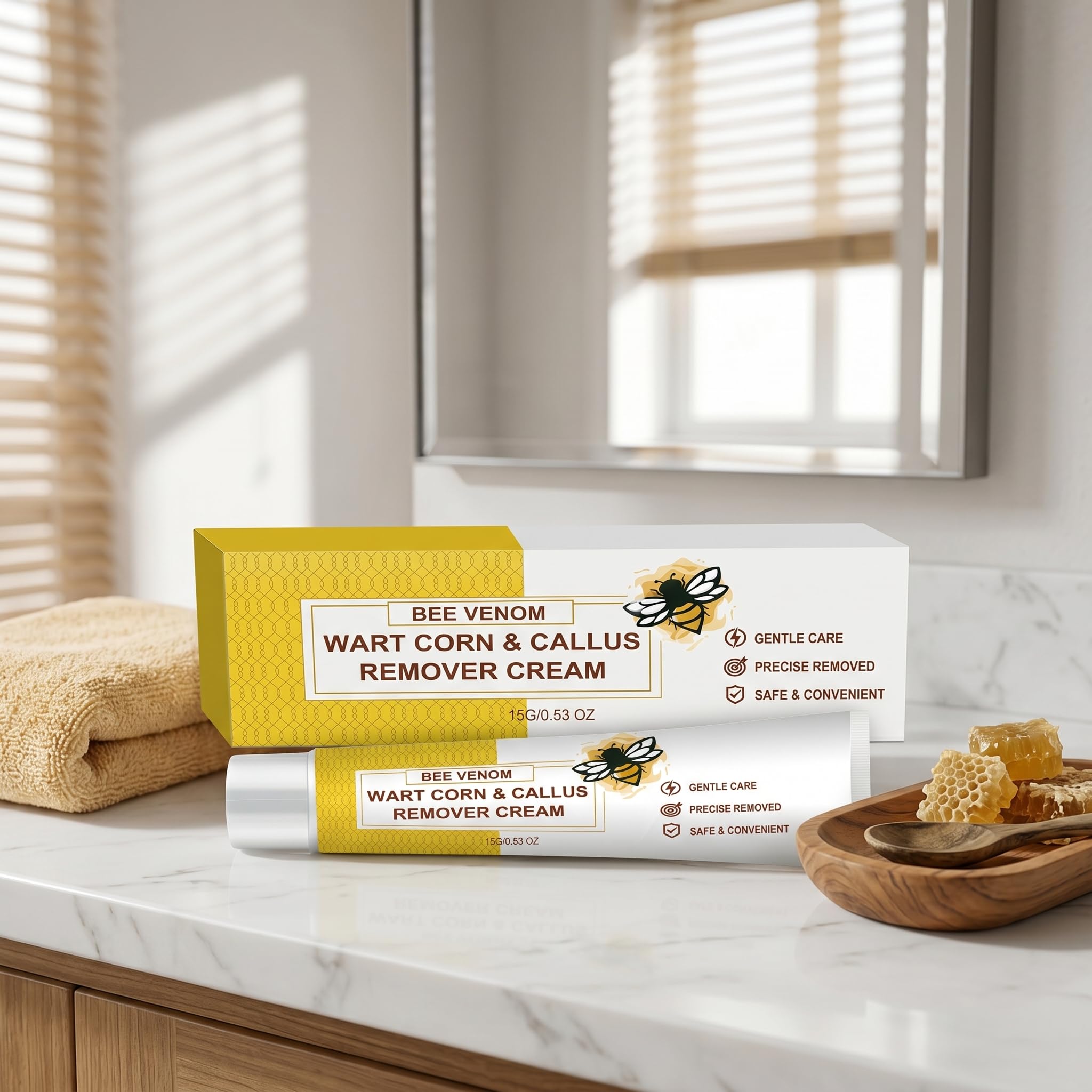 HHWZOH cream texture close-up, smooth consistency for easy absorption